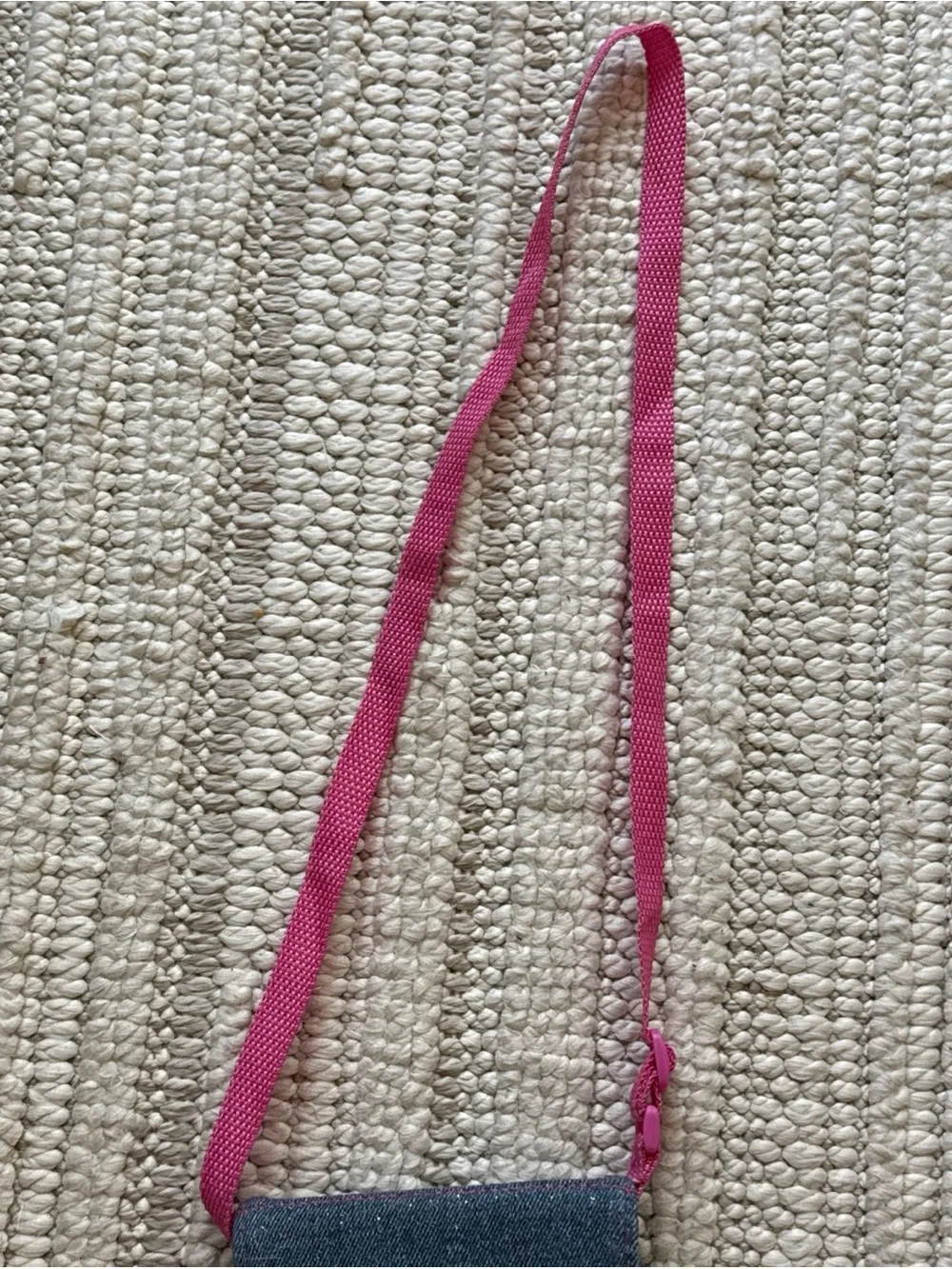 Barbie 2002 Vintage Cross Body Purse bag Denim Pink Mattel Vtg Y2k Kids Rare